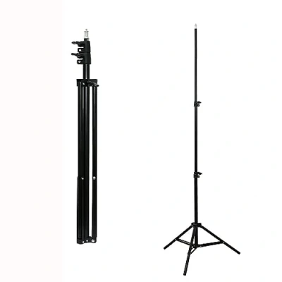 Afbeelding van TronicXL 210 cm statief voor camera licht action cam webcam standaard houder tripod 1/4&quot;