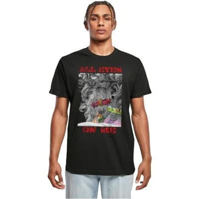 Afbeelding van Mister Tee All Eyes Face Statue Tee, zwart, XS
