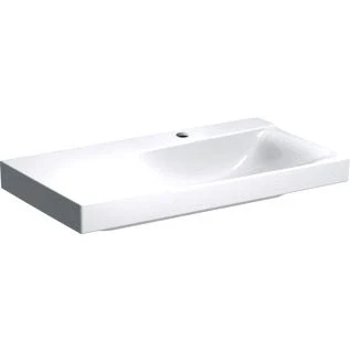 Afbeelding van Geberit Xeno2 meubelwastafel bak rechts wit KeraTect (90 x 48 cm) 1