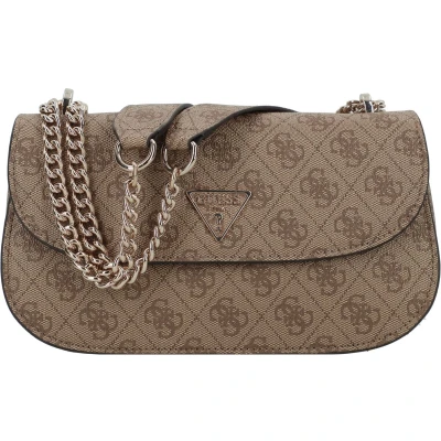 Afbeelding van Guess ECO Erica FLAP Schoudertas, Dames, Maat: One Size, Latte logo