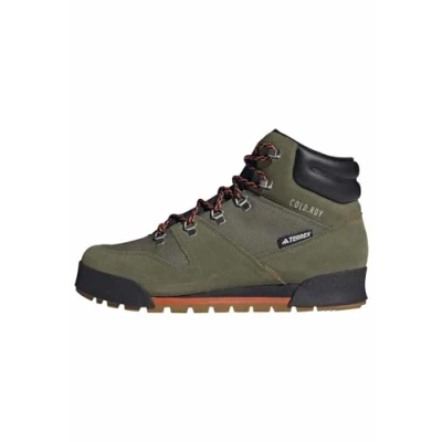 Afbeelding van Adidas Terrex Snowpitch COLD.RDY Hiking Outdoorschoenen, Heren, Maat: 38, Olive strata/bronze strata/semi impact orange Leer en textiel