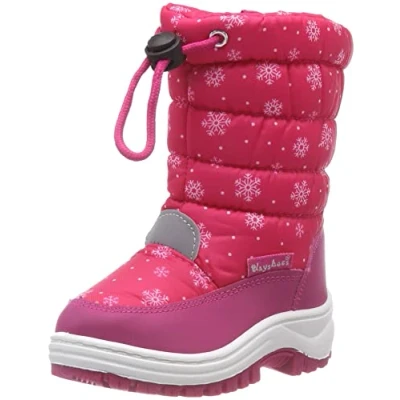 Afbeelding van Playshoes snowboots fuchsia sneeuw