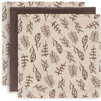 Afbeelding van Jollein Hydrofiele monddoekjes Meadow Chestnut 3 pack