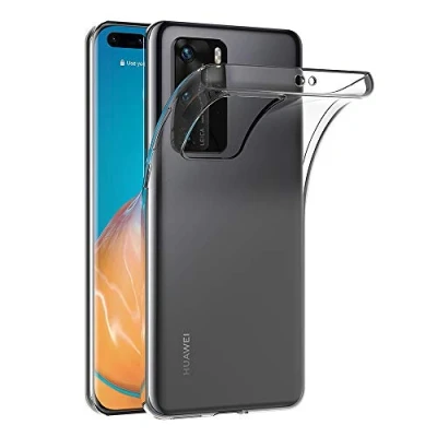 Afbeelding van AICEK Case Compatibel voor Huawei P40 Pro, Transparante Siliconen Cover Pro Bumper Covers Clear (6.1 inch)