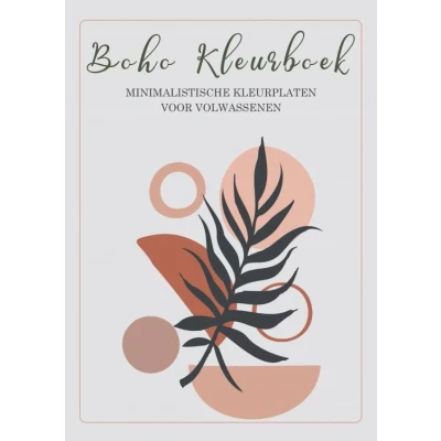 Afbeelding van Boho Kleurboek Minimalistische Kleurplaten voor Volwassenen