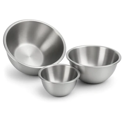 Afbeelding van COM FOUR® 3 delige kommenset Saladekom in maten 20 cm/24 cm/28 cm Mengkom Kom om te bakken, serveren en snacken (03 Stück Ø 20/24/28cm)