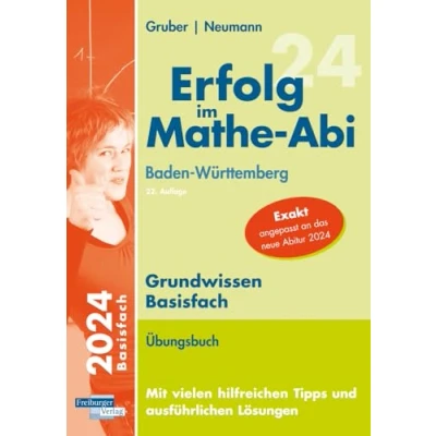 Afbeelding van Erfolg im Mathe Abi 2024 Grundwissen Basis BW