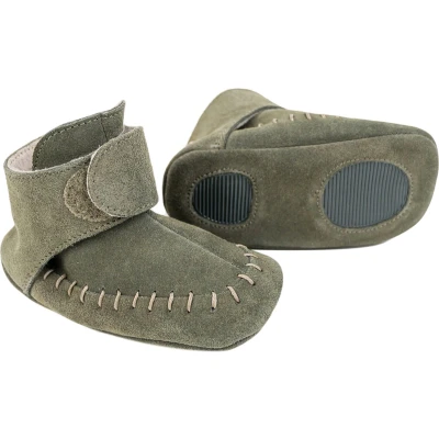 Afbeelding van Lodger Babyschoenen maat 20 Klittenband Antislip Suede 15 18M Groen