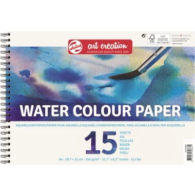 Afbeelding van Aquarelverfpapier Talens Art Creation A4 15 vel 240gr