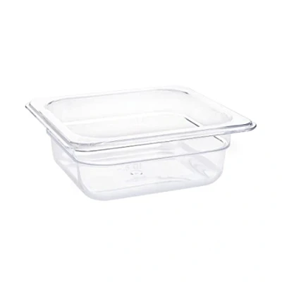 Afbeelding van Vogue polycarbonaat bak transparant GN 1/6 65mm