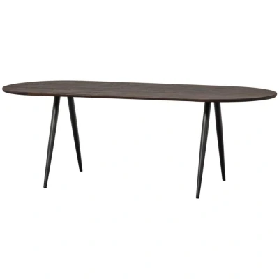 Afbeelding van Woood Tablo 2 standen poot conisch Metaal zwart (1 stuks)