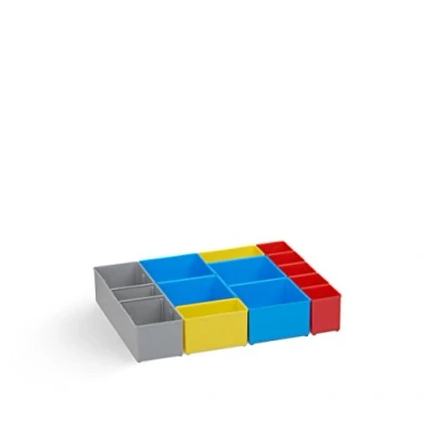 Afbeelding van Bosch Sortimo i BOXX 72 assortimentsdoos, klein, leeg, set inzetbakjes C3, eersteklas sorteerdozen voor kleine onderdelen, draagbare sorteerdoos