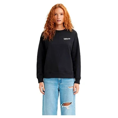 Afbeelding van Levi&#039;s Dames Graphic Standard Crew, Zwart, S, zwart., S