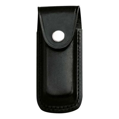 Afbeelding van Herbertz Mes etui zwart leer ingesneden lus voor messen met 13 cm heftlengte