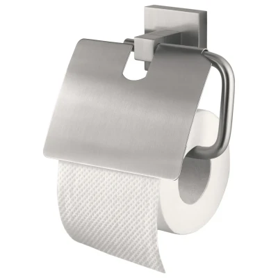 Afbeelding van Haceka mezzo toiletrolhouder met klep geborsteld 1208657