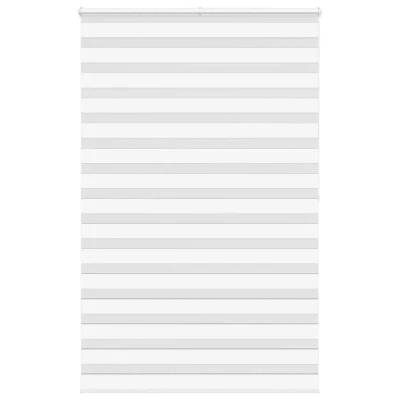 Afbeelding van vidaXL Zebra rolgordijn 140x200 cm stofbreedte 135,9cm polyester wit