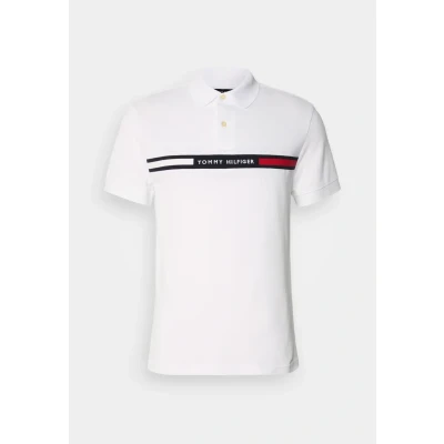 Afbeelding van Tommy Hilfiger Chest Insert Poloshirt, Heren, Maat: XS, White
