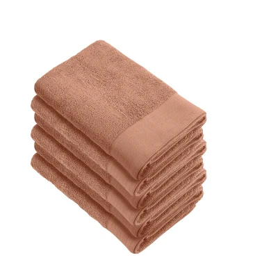 Afbeelding van 6 x Walra handdoek Soft Cotton 60x110 Terra