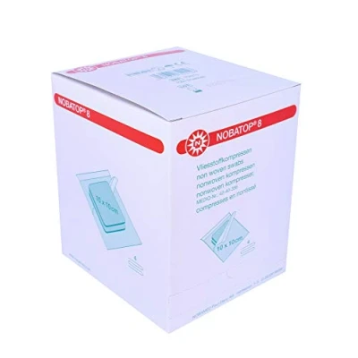 Afbeelding van Noba Verbandmittel 8 compressen 10x10 cm steriel, 50 x 2 stuks