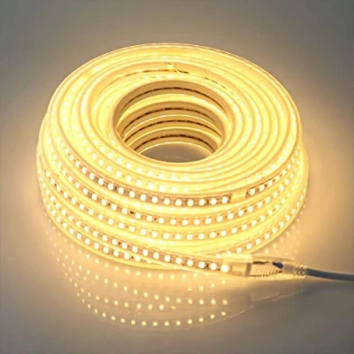 Afbeelding van 15M LED Strip Licht 220V Warm wit, 220 Volt Strips IP67 Waterdicht met EU Stekker (Warm 15)