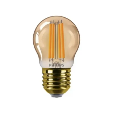 Afbeelding van Philips Ampoule ambre à filament 40 W P45 E27, 6 W, 470 lm, 15000 h, Flame