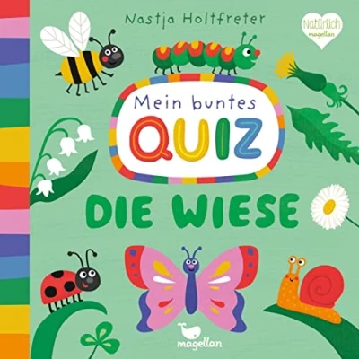 Afbeelding van Mein buntes Quiz Die Wiese: Ein Sachbilderbuch für Kinder ab 2 Jahren