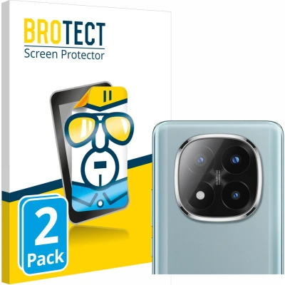 Afbeelding van BROTECT Schutzfolie Displayschutz Displayschutzfolie Folie Klar Transparent (2 Stuk, Xiaomi Redmi Note 14 Pro), Smartphone beschermfolie, Transparant