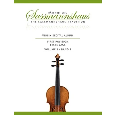 Afbeelding van Violin Recital Album, Band 1: 20 Vortragsstücke in der ersten Lage für Geige und Klavier oder zwei Geigen. Partitur