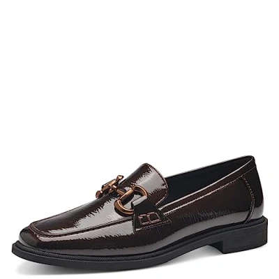 Afbeelding van MARCO TOZZI dames 2 24205 41 Slipper, Mocca Patent, 37 EU