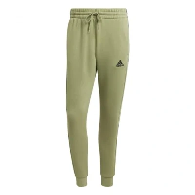 Afbeelding van adidas Heren Essentials Fleece 3 Stripes Tapered Cuff Pants, TENT GREEN F16, XXL