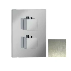 Afbeelding van SB Universale Square Inbouw thermostaatkraan met 2 uitgangen RVS 1208955143