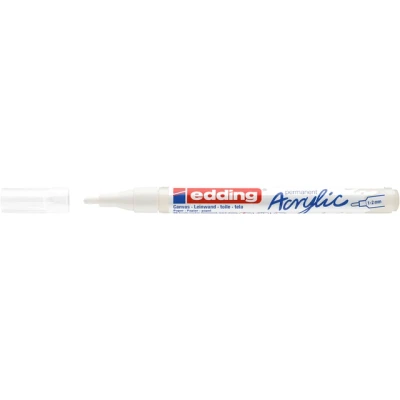 Afbeelding van edding 5300 Acrylic Marker wit 1 ST 2mm / 4 5300922