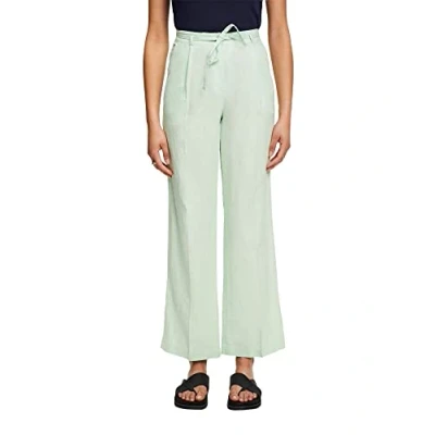 Afbeelding van Esprit WIDE LEG Broek, Dames, Maat: 38x34, Pastel green
