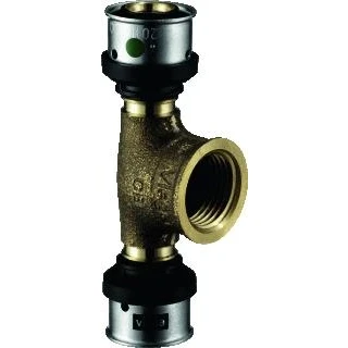 Afbeelding van Viega Smartpress T Stuk brons 20 mm x 1/2&quot; bi.dr. pers (gas)
