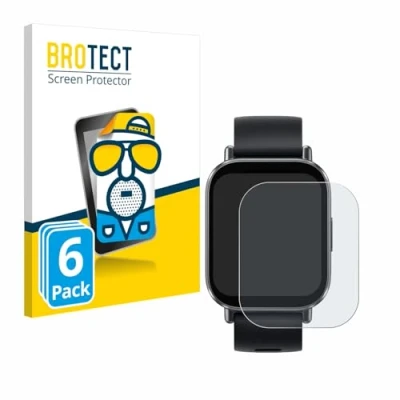 Afbeelding van BROTECT (6 Stuks) Antireflecterende Beschermfolie voor Xiaomi Redmi Watch 5 Active Anti Glare Screen Protector, Mat, Ontspiegelend