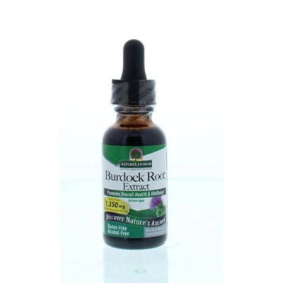 Afbeelding van Natures Answer Burdock/Grote klit extract 1:1 alcoholvrij 30 ml