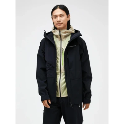 Afbeelding van Peak Performance Ascent Softshell Jacket Heren Ski jas Black XL