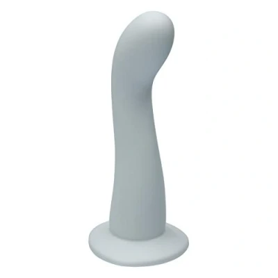 Afbeelding van Ylva &amp; Dite Swan Siliconen G spot / Anale dildo Made in Holland Pastel Grijs