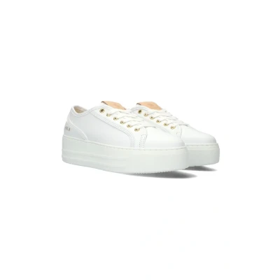 Afbeelding van Fred De La Bretoniere Vajen Bina Sneakers Leer Dames Wit Maat 39