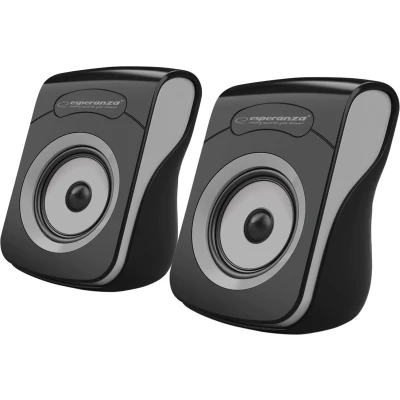 Afbeelding van Esperanza EP140KE USB 2.0 luidsprekers. 6 W Zwart/Grijs