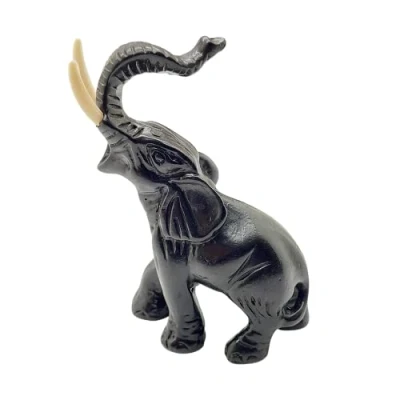 Afbeelding van VIE Naturals Hars beeldje, diverse kleine olifant, veelkleurig, één maat