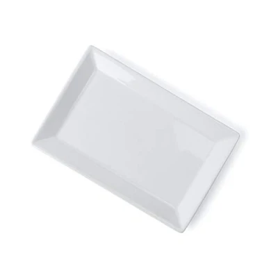Afbeelding van Holst Porzellan YH 2075 Porseleinen rechthoekige plaat YoYo Hong Kong, wit, 20 x 13 1,3 cm, 2 stuks