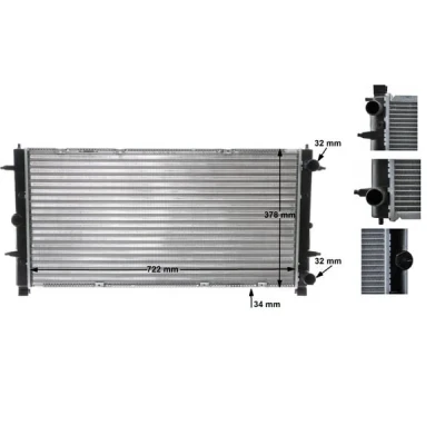 Afbeelding van Radiateur MAHLE CR 398 000S