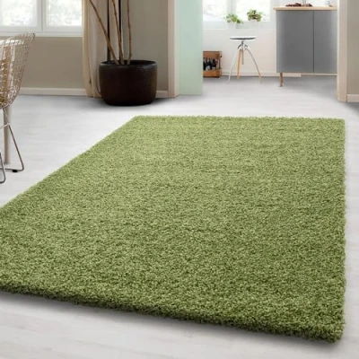 Afbeelding van Carpetsale24 Hoogpolig Vloerkleed Groente Effen Tapijt Shaggy Modern Woonkamer Slaapkamer, Kinderkamer Trend Soft Fluffy 160 x 230 cm