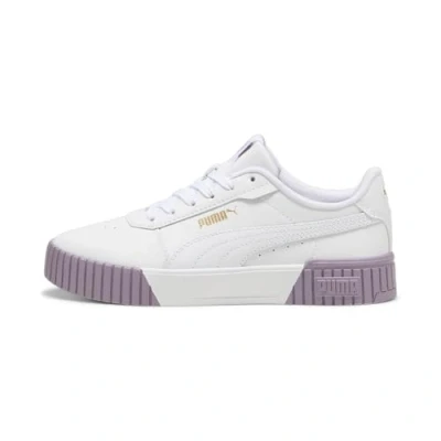 Afbeelding van Puma Sneakers laag whitepale plum gold, Dames, Maat: 40, White pale gold Leer en imitatieleer
