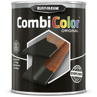 Afbeelding van rust oleum combicolor smeedijzer zwart 750 ml