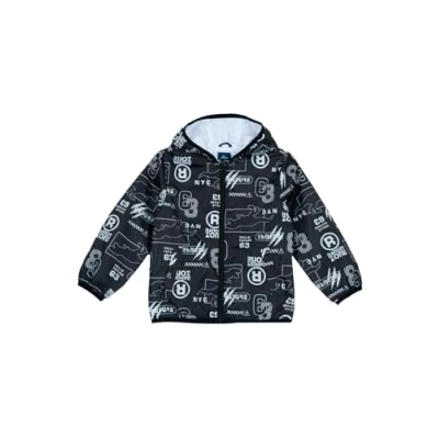Afbeelding van Chicco Jas met ritssluiting en capuchon voor kinderen jongeren, Zwart, 5 jaar