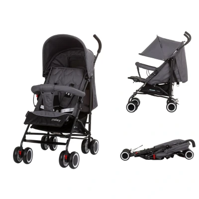 Afbeelding van Chipolino Miley Opvouwbare Plooibuggy Reisbuggy Granite Grey