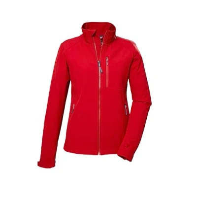 Afbeelding van killtec Dames Softshelljas/outdoorjas met opstaande kraag KOS 264 WMN SFTSHLL JCKT, red, 44, 41317 000