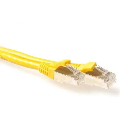 Afbeelding van ACT FB7820 LSZH SFTP CAT6A Patchkabel Snagless Geel 20 meter